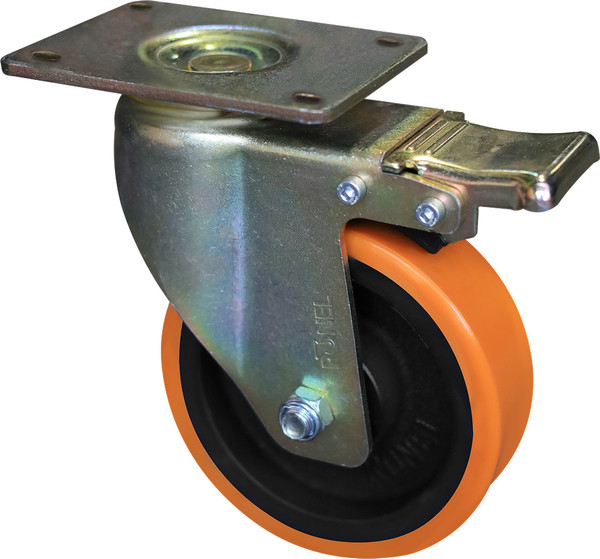 Опора колесная для тележки складской Ronel RN01 CPU 200F - фото