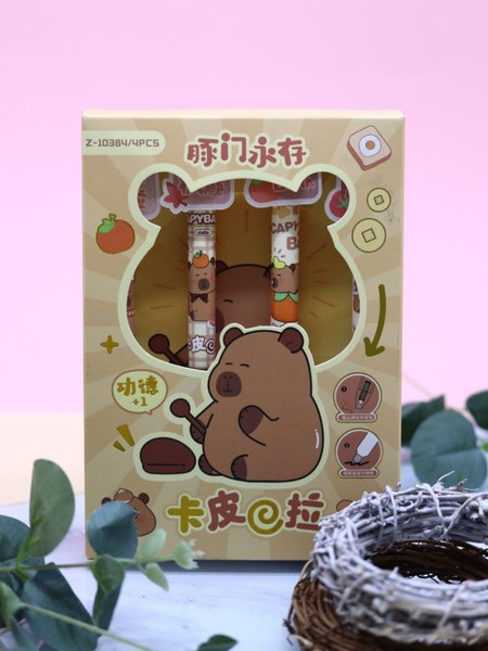 Набор шариковых ручек ILikeGift Gourmet capybara / Z-10384