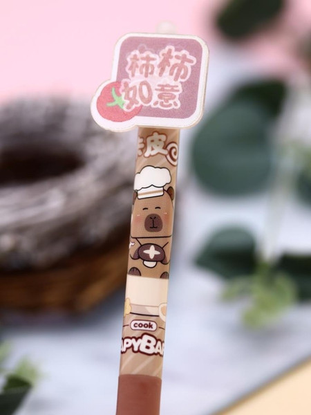 Набор шариковых ручек ILikeGift Gourmet capybara / Z-10384