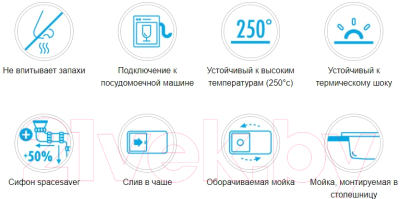 Мойка кухонная Deante Egeria ZPE 010A