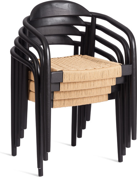 Стул Tetchair Midgard дерево вяз/бечевка