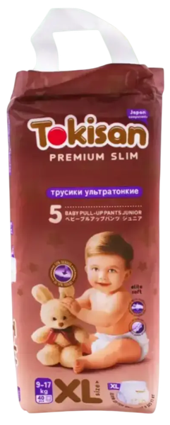 Подгузники-трусики детские Tokisan Premium 5XL - фото