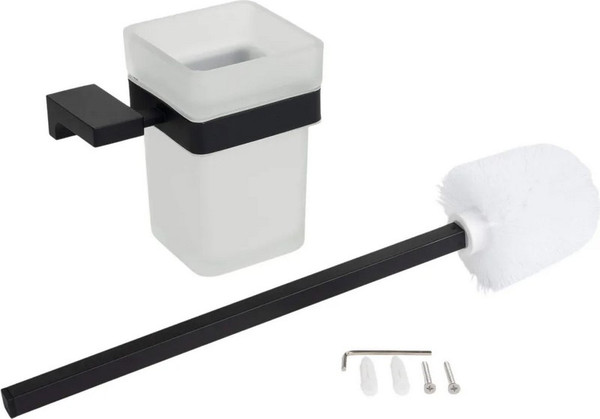 Ершик для унитаза SWENSA Lucid SWR-5400-08-BLK