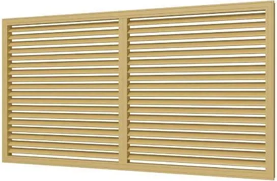 Решетка вентиляционная Viento ПВХ 600x1200 - фото