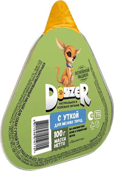 Влажный корм для собак Doyzer Мясной с уткой - фото