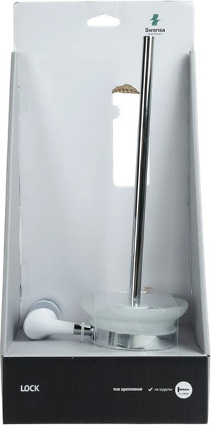 Ершик для унитаза SWENSA Lock SWR-6600-88-CRM