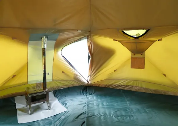 Палатка ЛОТОС КубоЗонт 6-У Классик + Гидродно + Пол утепленный / 25032