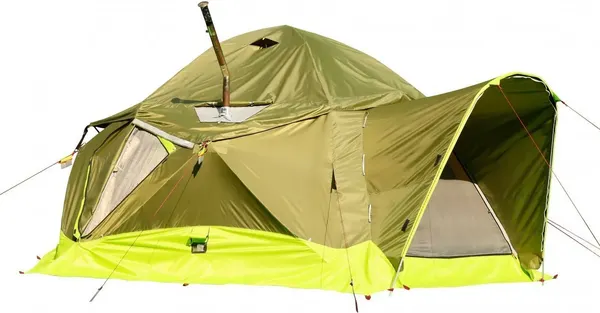 Палатка ЛОТОС КубоЗонт 6-У Компакт + Гидродно + Пол утепленный / 25033