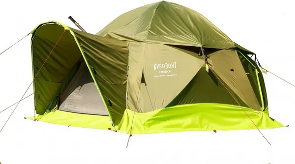 Палатка ЛОТОС КубоЗонт 6-У Компакт + Гидродно + Пол утепленный / 25033