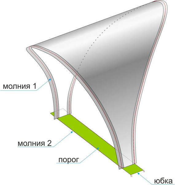 Соединитель для палатки ЛОТОС 5/5 / 7084