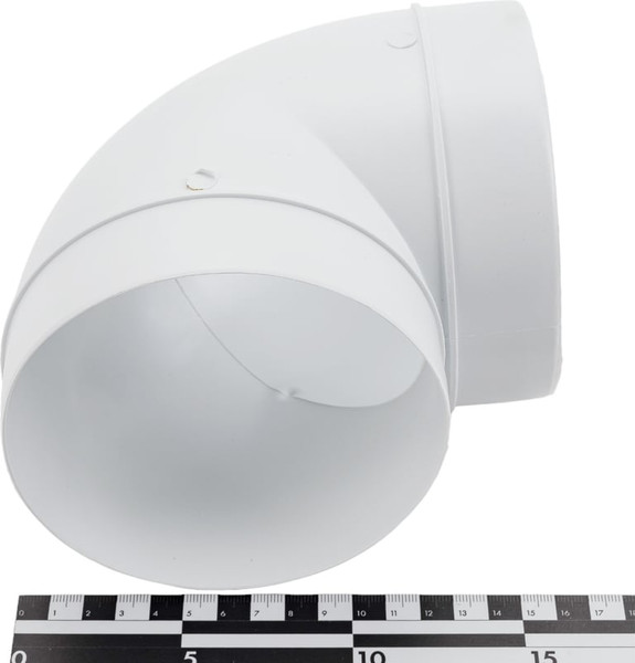 Колено воздуховода Viento 90 D125 В12.5ККП