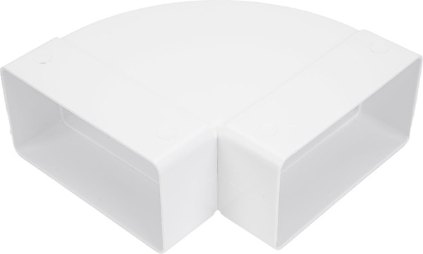 Колено воздуховода Viento Горизонтальное 90 60х120 В612КГП - фото