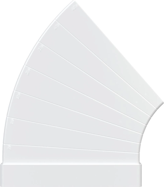 Колено воздуховода Viento Разноугловое 60х204 В620КРП