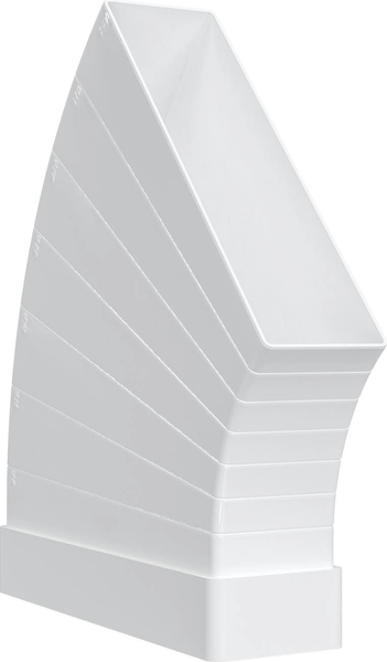 Колено воздуховода Viento Разноугловое 60х204 В620КРП