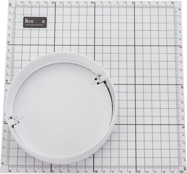 Соединитель воздуховода Viento D125 с обратным клапаном В12.5СКПК