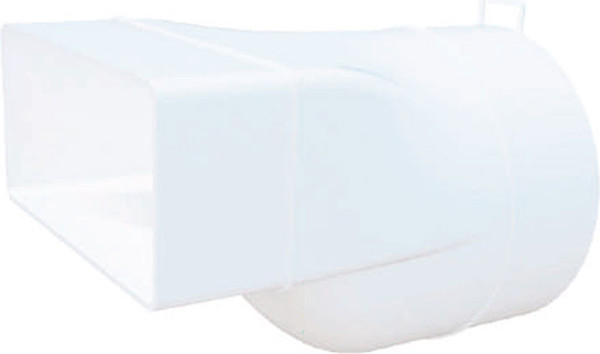 Соединитель воздуховода Viento Эксцентриковый 60х204 с круглым D125 В620СЭ12.5КП - фото