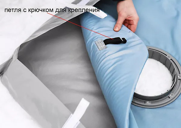 Пол для палатки ЛОТОС Куб 3 Дно гидро-термоизоляционное / 4021