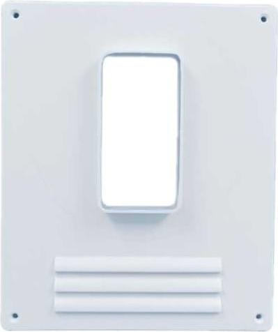 Фланец воздуховода Viento 205х240 вертикальный 60х120 с решеткой 612ПВР - фото