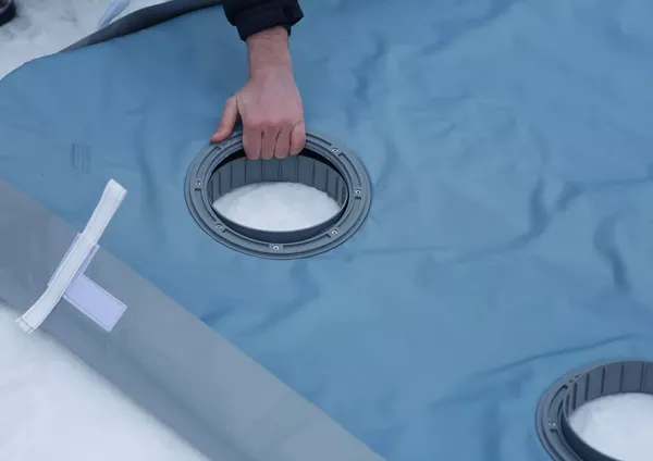 Пол для палатки ЛОТОС Куб 4 гидро-термоизоляционное / 4023