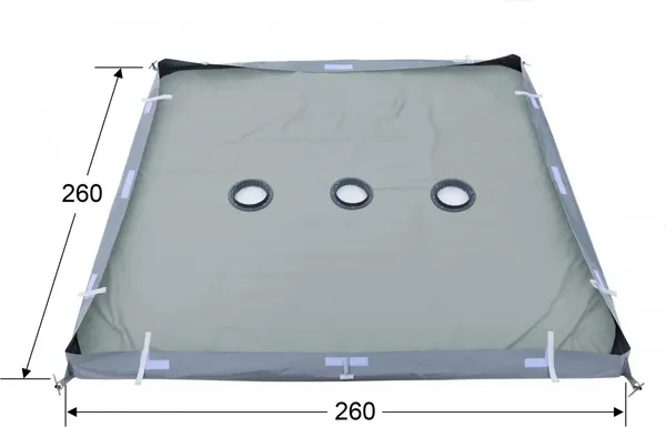 Пол для палатки ЛОТОС КубоЗонт 4 гидро-термоизоляционное / 4036