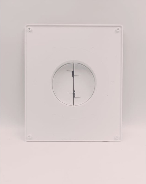 Фланец воздуховода Viento 205х240 с обратным клапаном D120 120П-ОК