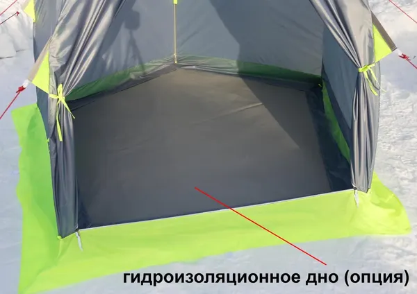 Пол для палатки ЛОТОС 3 гидроизоляционное / 4040 (серый)