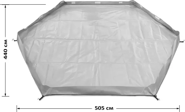Пол для палатки ЛОТОС КубоЗонт 6-У гидроизоляционное / 4033