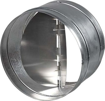 Обратный клапан вытяжного вентилятора Viento Пружинный оцинкованный ОКЦ 160 - фото