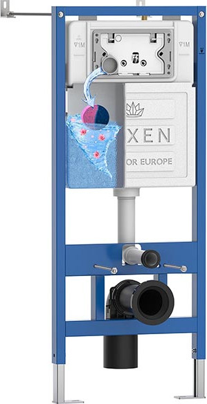 Унитаз подвесной с инсталляцией Roxen StounFix Dual Fresh 868424