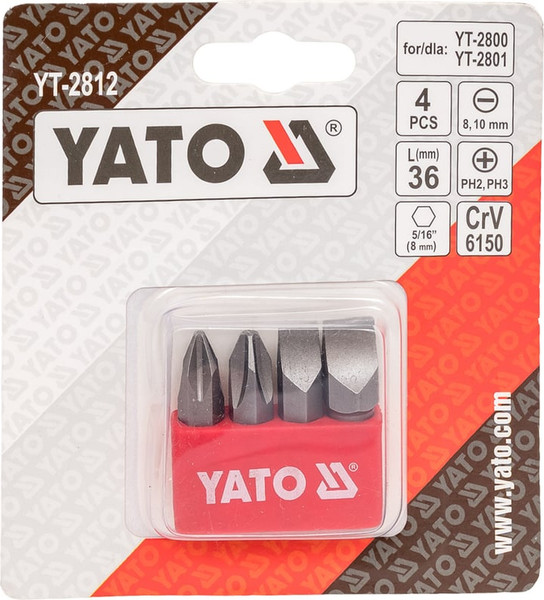Набор бит Yato YT-2812 - фото