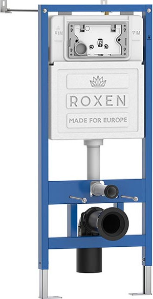 Унитаз подвесной с инсталляцией Roxen StounFix Dual Fresh 868561