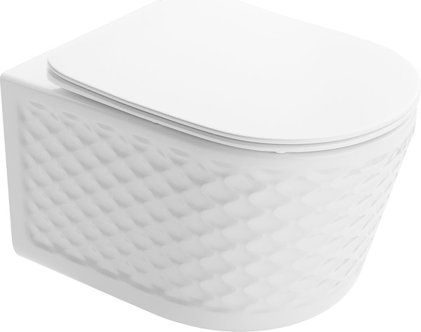 Унитаз подвесной с инсталляцией Roxen StounFix Dual Fresh 868568