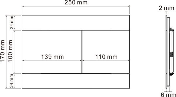 Унитаз подвесной с инсталляцией Roxen StounFix Dual Fresh 868630