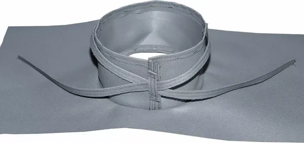 Выход под трубу для палатки ЛОТОС Огнеупорный 30х30см / 8020