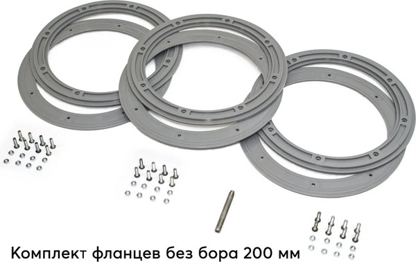 Фланец под лунку для палатки ЛОТОС Без бортика 200 / 4026