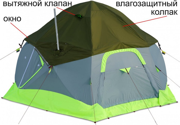 Накидка для палатки ЛОТОС КубоЗонт 6-У / 7086