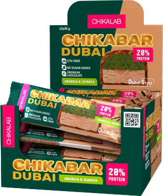 Набор протеиновых батончиков Chikalab Моккачино и тесто катаифи - фото