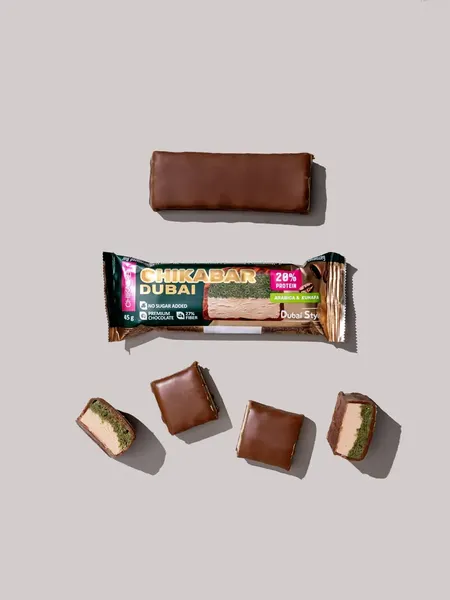 Набор протеиновых батончиков Chikalab Моккачино и тесто катаифи