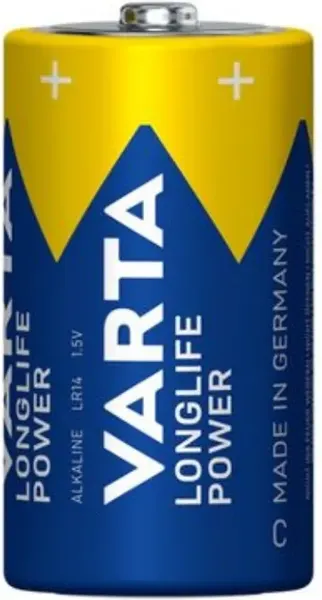 Батарейка Varta Longlife Power C/LR14 Alkaline 1.5V Bl.2