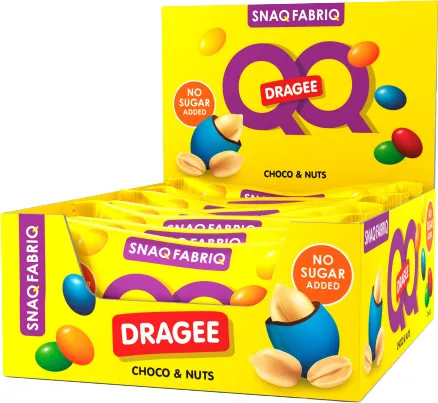 Протеиновые конфеты Snaq Fabriq С арахисом и молочным шоколадом - фото