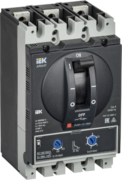 Выключатель автоматический IEK AR-MCCB-3A-050-0080A-ATUC - фото