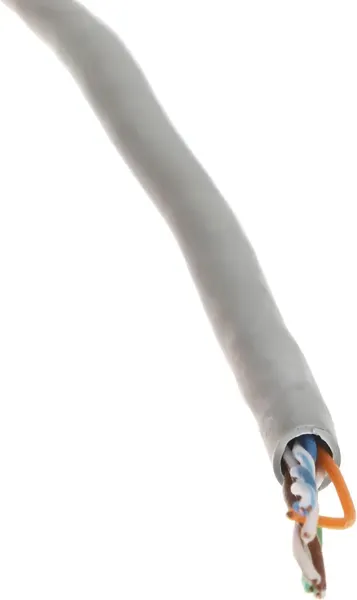 Кабель Hyperline UUTP4R-C5E-S24-IN-LSZH-GY-305