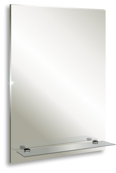 Зеркало Silver Mirrors 39х59 с полкой / 00000418 - фото