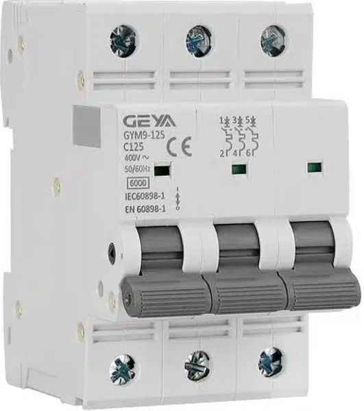 Выключатель автоматический Geya GYM9H-125-3P-125D - фото