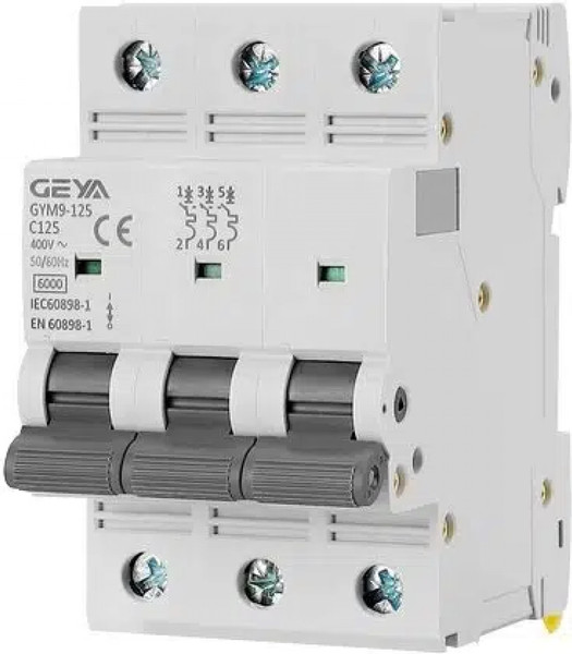 Выключатель автоматический Geya GYM9H-125-3P-125D