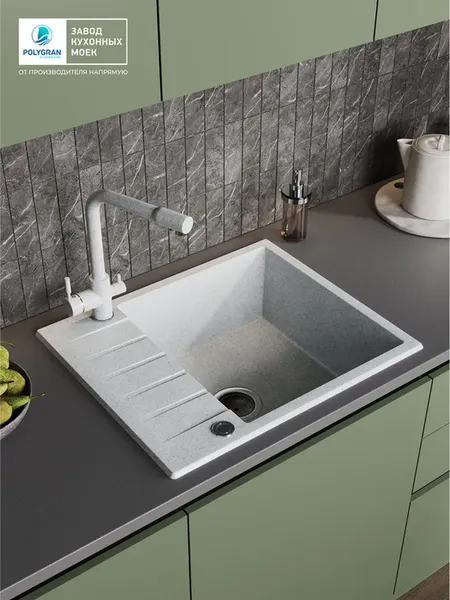 Мойка кухонная Polygran Deka 600