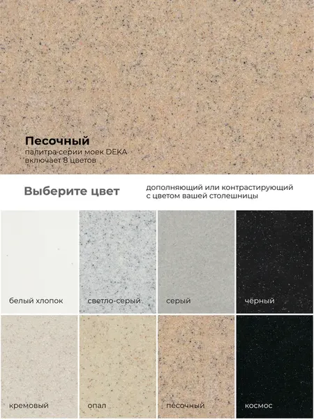 Мойка кухонная Polygran Deka 700