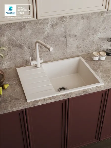 Мойка кухонная Polygran Deka 700