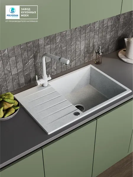 Мойка кухонная Polygran Deka 780