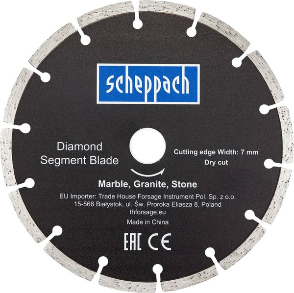 Отрезной диск алмазный Scheppach Sch-CW6003 - фото